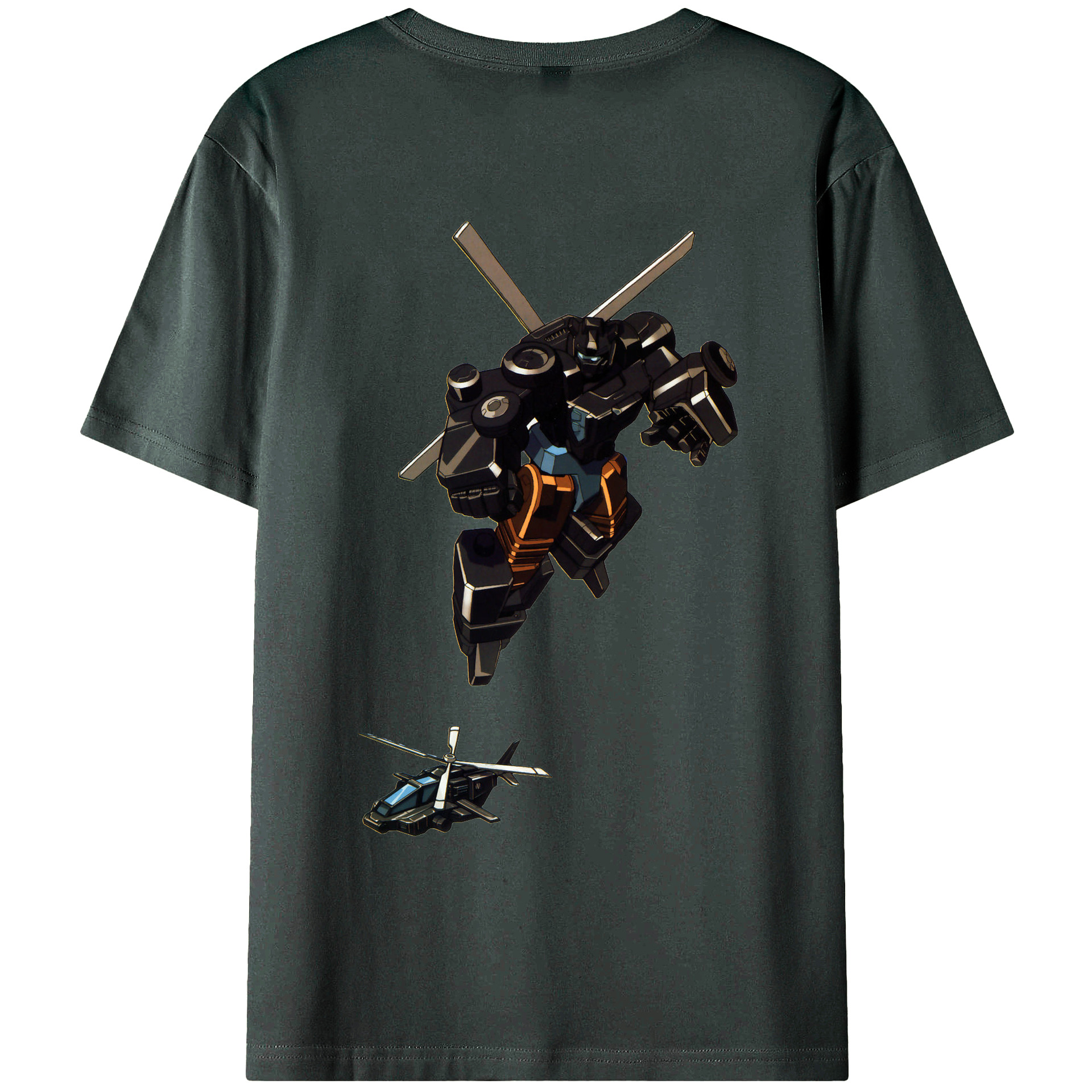 （画像用）  綿100％ メンズ半袖Tシャツ（バックプリント） 通気性